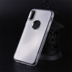 Wholesale iPhone Xr 6.1in Chrome Metallic Transparent Case (Clear)